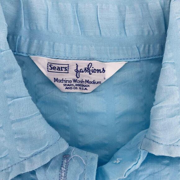 70s pointed collar sleeveless shirt 1970s vintage - Picture 2 of 4